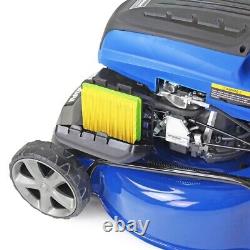 Hyundai 18 46cm 139cc 4-in-1 Electric Self-Propelled Petrol Lawnmower HYM460SPE