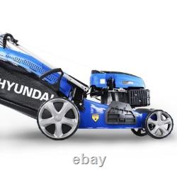Hyundai 18 / 46cm 139cc 4-in-1 Self-Propelled Petrol Lawnmower, Mulch HYM460SP