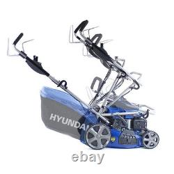 Hyundai 18/46cm 139cc Electric-Start Self-Propelled Petrol Lawnmower HYM460SPE