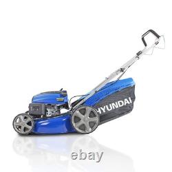 Hyundai 196cc Petrol Lawnmower, 20 51cm 4 Stroke, Self Propelled Petrol Mower