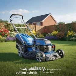 Hyundai 196cc Petrol Lawnmower, 20 51cm 4 Stroke, Self Propelled Petrol Mower