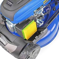 Hyundai 20/51cm 196cc Electric-Start Self-Propelled Petrol Lawnmower 6 Heights
