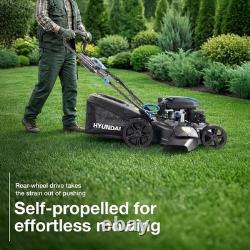 Hyundai 20 51cm Electric Start Self-Propelled Petrol Lawnmower