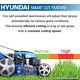 Hyundai 21/53cm 196cc Self-Propelled Petrol Roller Lawnmower HYM530SPR