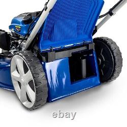 Hyundai 22/56cm 196cc 4-in-1 Electric-Start Self-Propelled Petrol Lawnmower