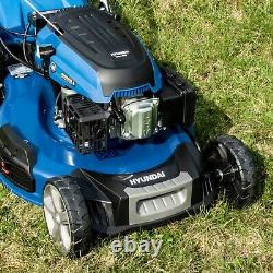 Hyundai 22/56cm 196cc 4-in-1 Electric-Start Self-Propelled Petrol Lawnmower