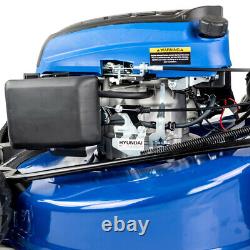 Hyundai 22/56cm 196cc Electric-Start Self-Propelled Petrol Lawnmower HYM560SPE