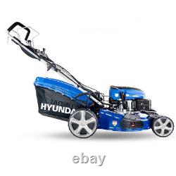 Hyundai 22/56cm 196cc Electric-Start Self-Propelled Petrol Lawnmower HYM560SPE