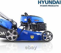 Hyundai 42cm OHV 4-Stroke 139cc Petrol Lawn Mower, Self Propelled Petrol lawn Mo