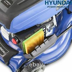 Hyundai 42cm OHV 4-Stroke 139cc Petrol Lawn Mower, Self Propelled Petrol lawn Mo