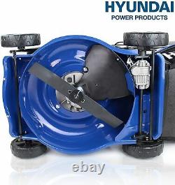 Hyundai 42cm OHV 4-Stroke 139cc Petrol Lawn Mower, Self Propelled Petrol lawn Mo