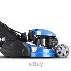 Hyundai 52cm Self Propelled ELECTRIC START Roller Lawnmower 20 Lawn Mower