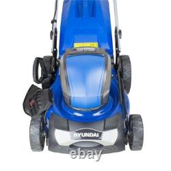 Hyundai Cordless Lawnmower 80V Li-ion Battery 45cm 18 Cut Mulching HYM80Li460P