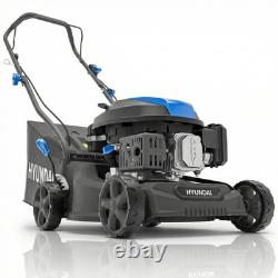 Hyundai Cordless Lawnmower Petrol 16 40cm Black Edition 139cc 35L Lawn Mower