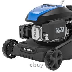 Hyundai Cordless Lawnmower Petrol 16 40cm Black Edition 139cc 35L Lawn Mower
