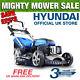 Hyundai Electric Start Petrol Lawnmower Self Propelled 51cm 21 173cc HYM510SPE