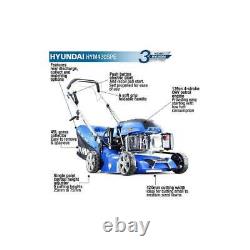 Hyundai HYM430SPE Self Propelled Petrol Lawnmower 17 42cm Electric Start 3 In 1