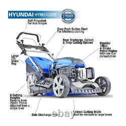 Hyundai HYM510SPE 196cc Electric Start Self-Propelled 510mm Petrol Lawnmower