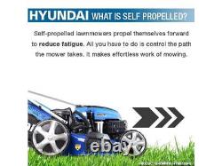 Hyundai HYM530SPR 21in/53cm 196cc Self-Propelled Petrol Roller Lawnmower