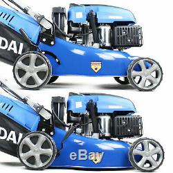 Hyundai Lawnmower Electric Start Self Propelled 43cm 430mm Petrol Lawn mower