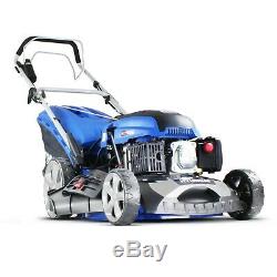 Hyundai Lawnmower Electric Start Self Propelled 46cm 460mm Petrol Lawn Mower