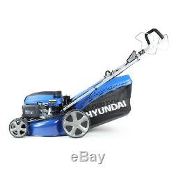 Hyundai Lawnmower Electric Start Self Propelled 46cm 460mm Petrol Lawn Mower