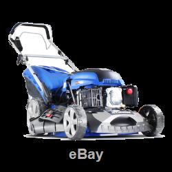 Hyundai Lawnmower Electric Start Self Propelled 46cm 460mm Petrol Lawn Mower