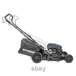 Hyundai Lawnmower Self-Propelled Petrol 4 in 1 200cc 20'' / 51cm Mulch 60L Rear