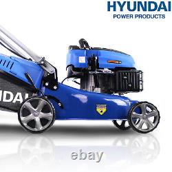 Hyundai Petrol Lawn Mower 17/ 43Cm Cut 139Cc Self-Propelled Push Lawnmower