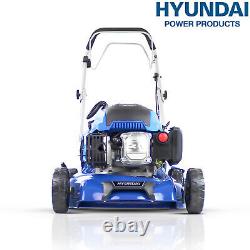 Hyundai Petrol Lawn Mower 17/ 43Cm Cut 139Cc Self-Propelled Push Lawnmower