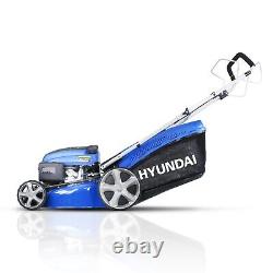 Hyundai Petrol Lawnmower Self-Propelled Cordless 18 / 46cm 139cc Recoil Start