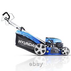 Hyundai Petrol Lawnmower Self-Propelled Cordless 18 / 46cm 139cc Recoil Start