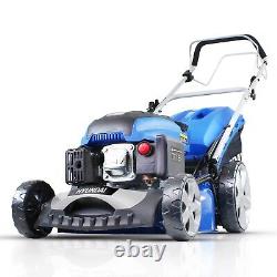 Hyundai Petrol Lawnmower Self-Propelled Cordless 18 / 46cm 139cc Recoil Start