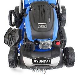 Hyundai Petrol Lawnmower Self-Propelled Cordless 18 / 46cm 139cc Recoil Start