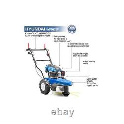 Hyundai Petrol Wheeled Grass Trimmer Self Propelled 173cc 60cm Width HYFT60SP