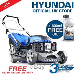 Hyundai SELF PROPELLED Petrol Lawnmower 4in1 460mm 18 139cc HYM460SP