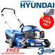 Hyundai Self Propelled Petrol Lawnmower 17 43cm 430mm Lightweight Lawn Mower