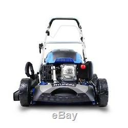 Hyundai Self Propelled Petrol Lawnmower & FREE OIL 46cm 460mm Cut Lawn Mower