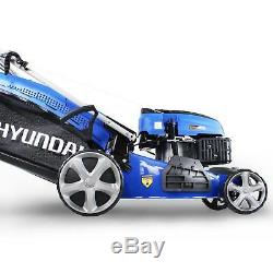 Hyundai Self Propelled Petrol Lawnmower & FREE OIL 46cm 460mm Cut Lawn Mower