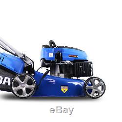 Hyundai Self Propelled Petrol Lawnmower & FREE OIL Lightweight Lawn Mower 43cm
