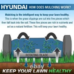 Hyundai, Self-Propelled Petrol Lawnmower, Mulch, Rear & Side Discharge, HYM510SP