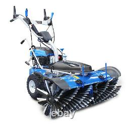 Hyundai Self Propelled Petrol Yard Sweeper / Powerbrush With Collection Box