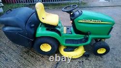 John Deere LTR180 ride on mower 42inch, collector, with rear discharge chute