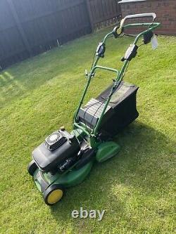 John Deere R47RKB self propelled petrol lawn mower rear roller