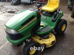 John Deere X110 Ride On Mower 42 Inch Deck Hydrostatic Drive 18.5 HP Engine