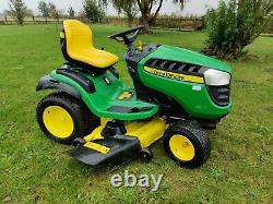 John Deere X165 ride-on lawnmower, 48 cutting deck, low hours