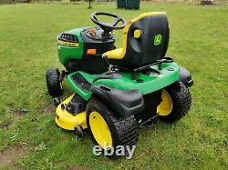 John Deere X165 ride-on lawnmower, 48 cutting deck, low hours