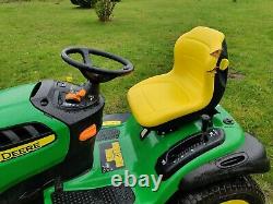 John Deere X165 ride-on lawnmower, 48 cutting deck, low hours