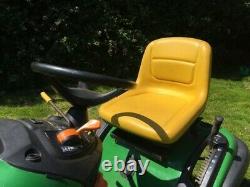 John Deere petrol ride on lawn mower