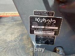 Kubota T1400 Ride On Lawn Mower Tractor 40 Deck Collector And Tipping Trailer